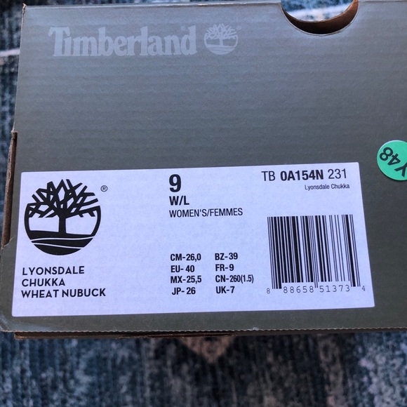 Timberland Lyonsdale Chukka Boots in WHEAT NUBUCK - Picture 3 of 12